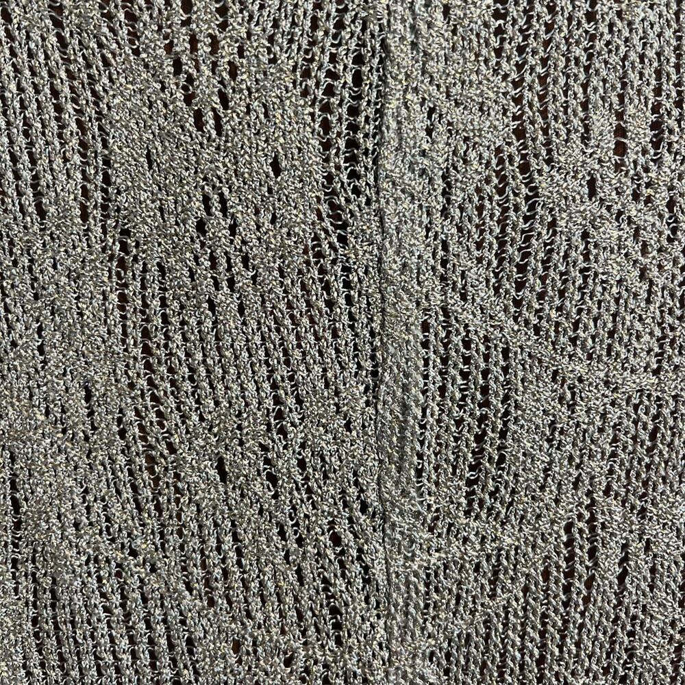 y2k floral crochet tinsel knit tank - Picture 6 of 6